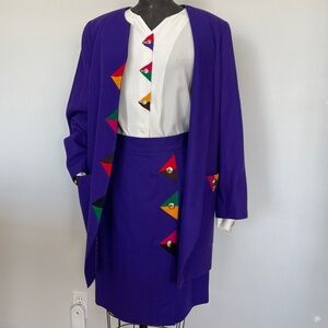 SIMON CHANG 3 piece wool suit